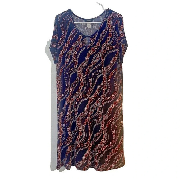 Espresso Womens Shift Dress 2xl Stretchy Light Weight Comfortable - Picture 1 of 8